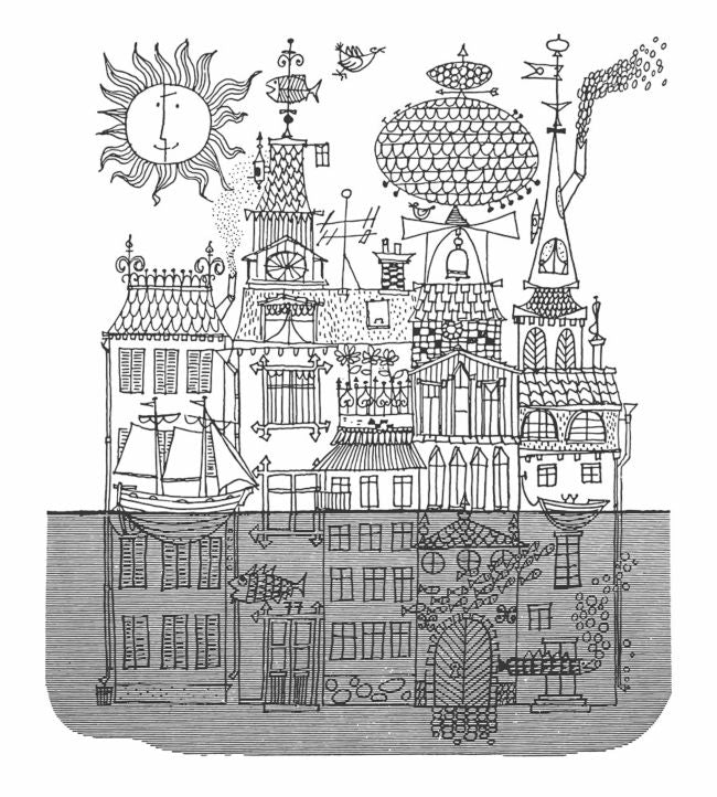Salunda Multi Nursery Wallpaper - Grey