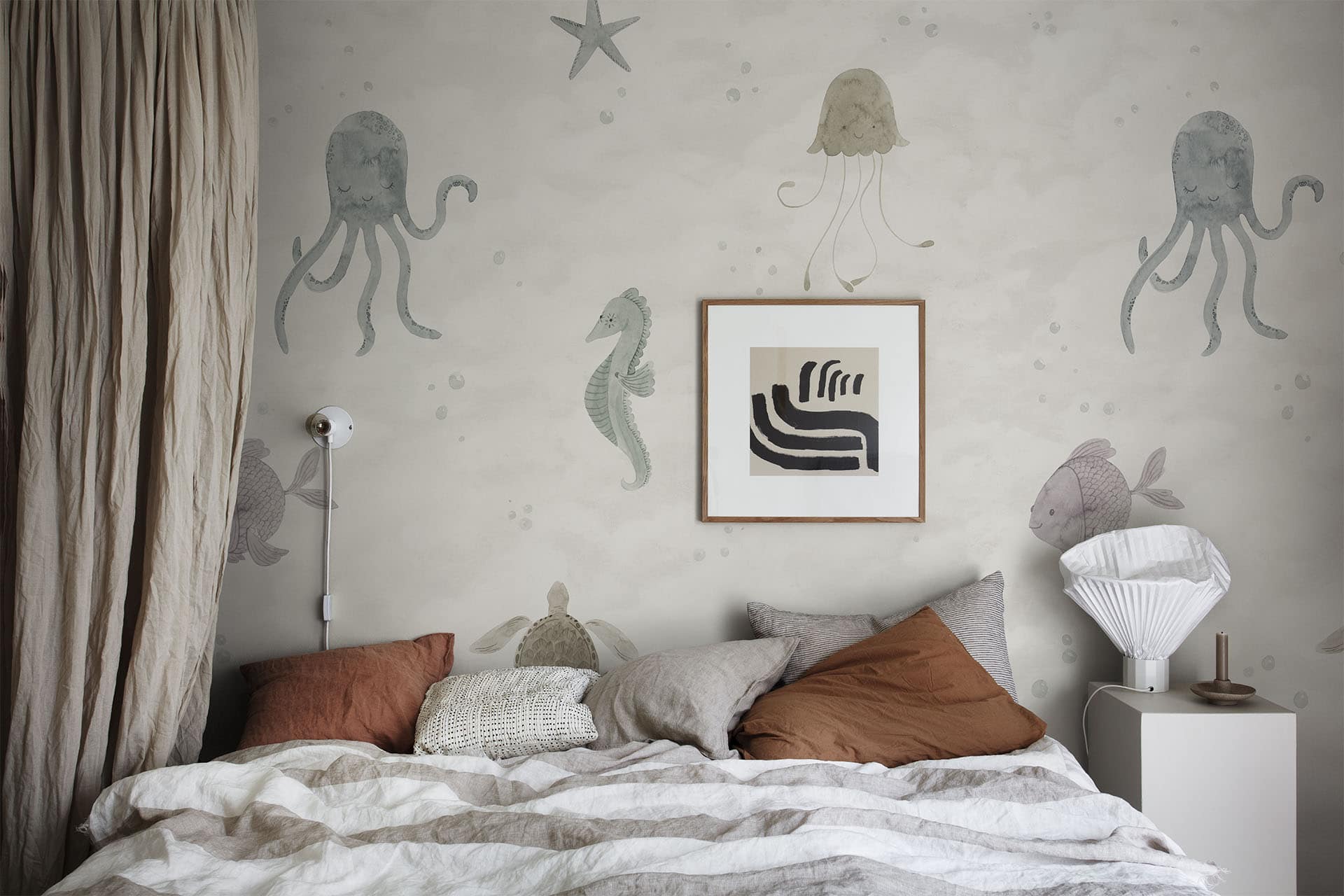 Alice Nursery Room Wallpaper - Cream