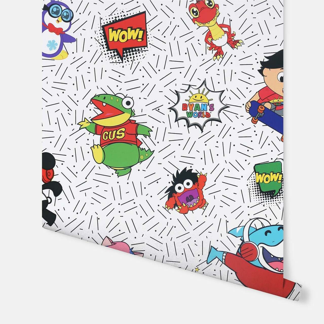 Ryan's World Crew Nursery Room Wallpaper - Multicolor