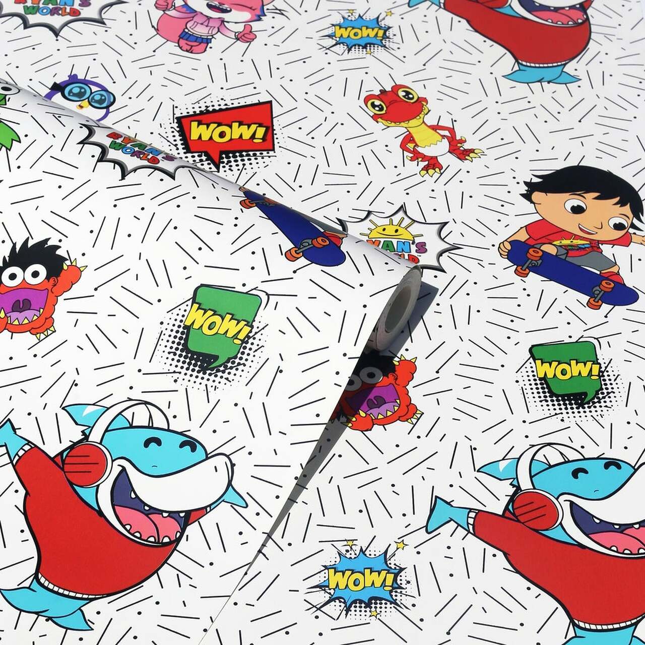 Ryan's World Crew Nursery Room Wallpaper 2 - Multicolor