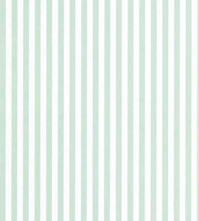 Happy Dreams Rayure Nursery Wallpaper - Teal