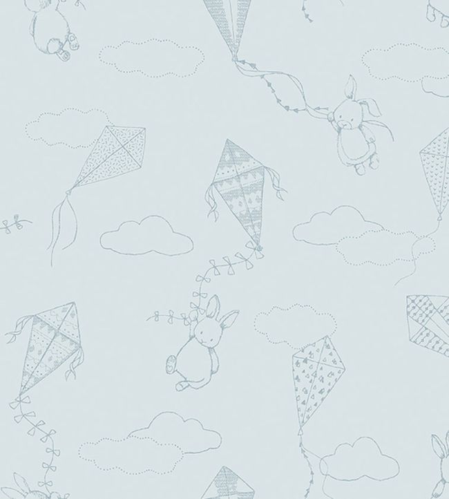 Up & Away Nursery Wallpaper - Blue