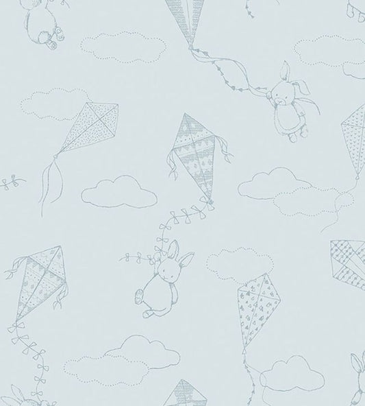 Up & Away Nursery Wallpaper - Blue
