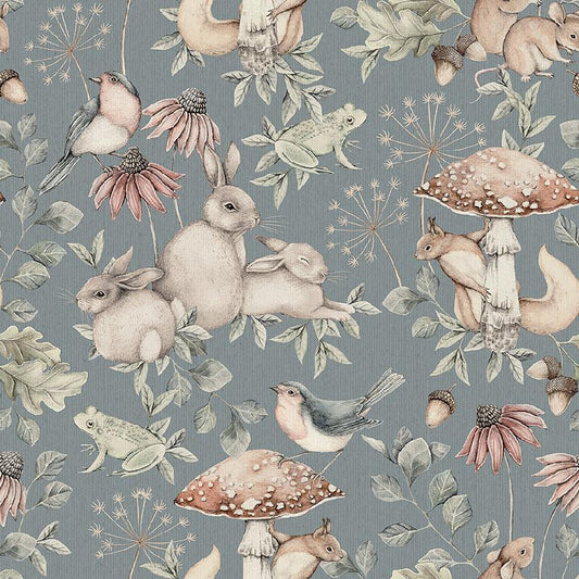 Minou Nursery Wallpaper - Green