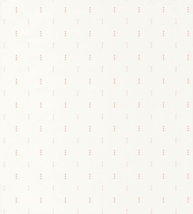 All Over Triangle Nursery Wallpaper - Cream