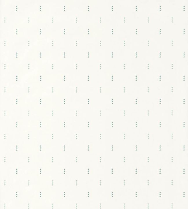 All Over Triangle Nursery Room Wallpaper - Cream
