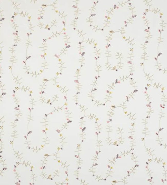 Broderie Jungle Nursery Fabric - Purple