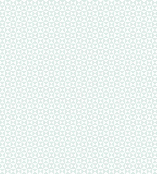 All Over Geometrique Nursery Fabric - Teal