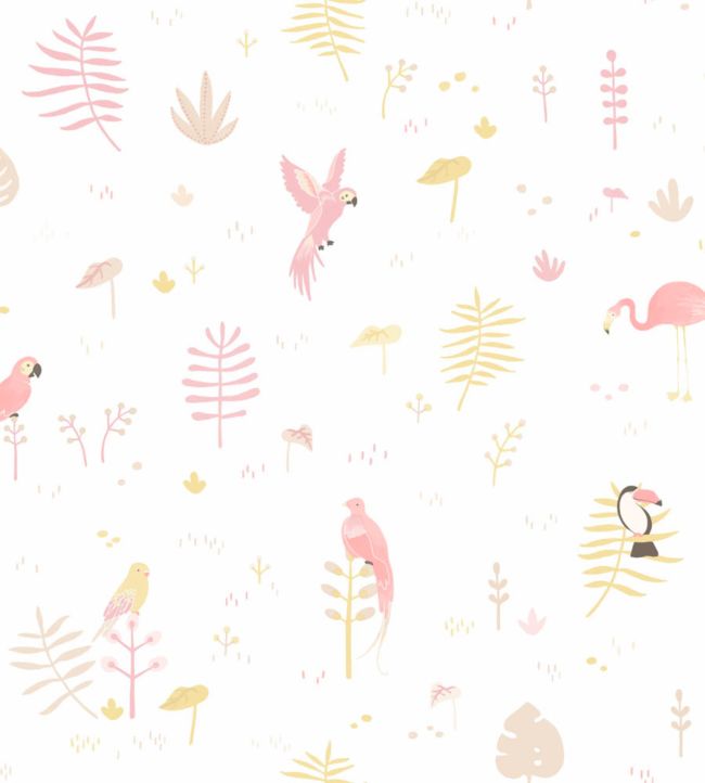 Tropical Nursery Fabric - Pink