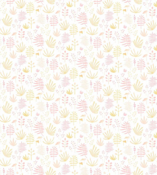 All Over Jungle Nursery Fabric - Purple