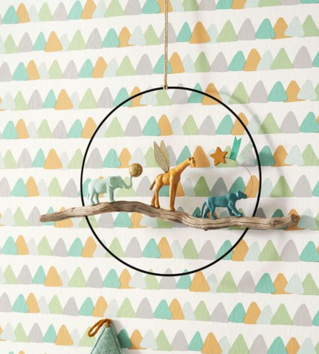 Paisible Nursery Room Wallpaper - Green