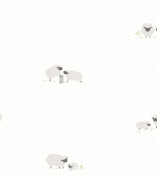 Nino Nursery Wallpaper - White