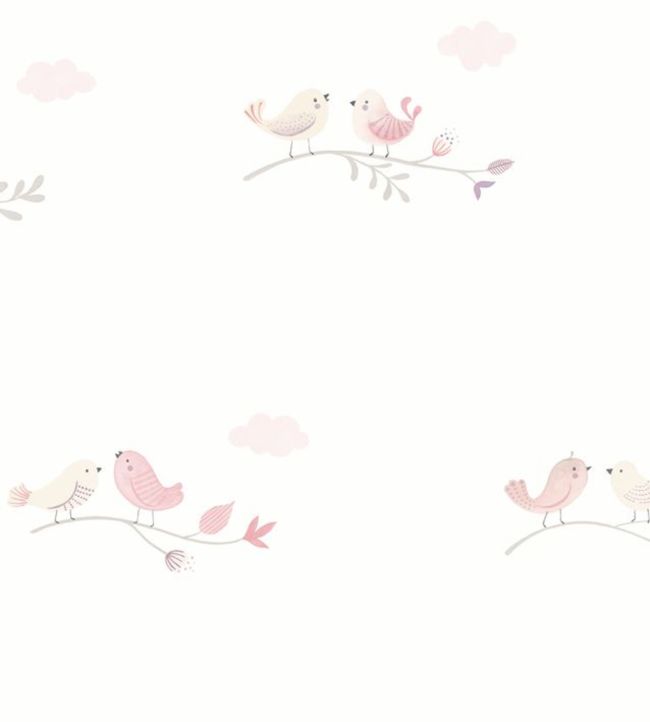 Rose Nursery Wallpaper - Pink