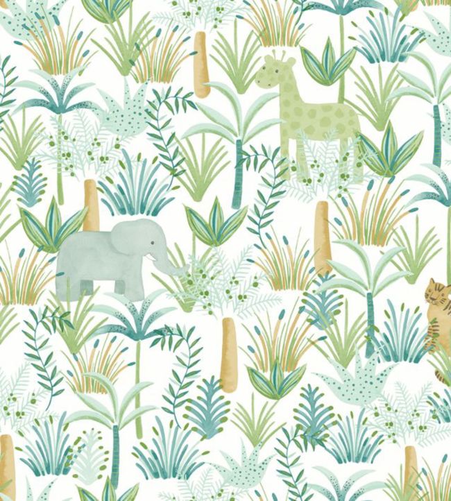 Leon Nursery Wallpaper - Green