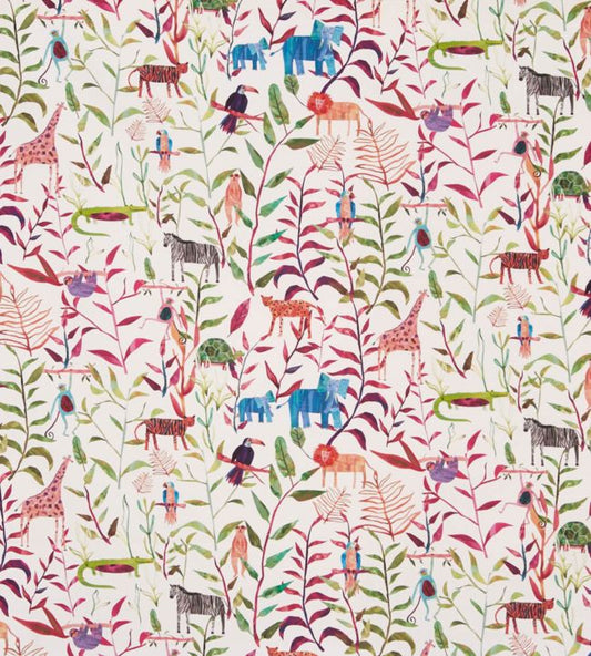 Hide And Seek Nursery Fabric - Purple