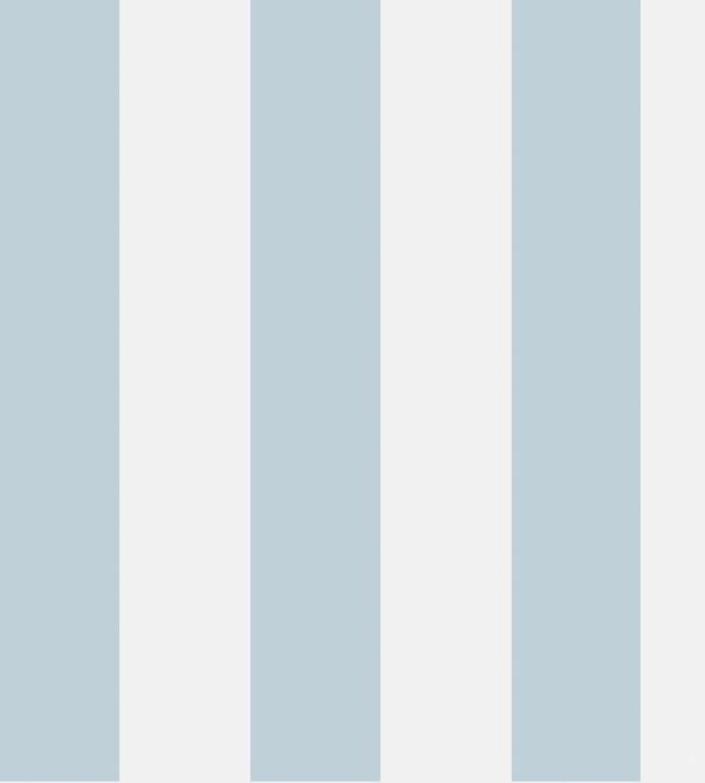 Glastonbury Stripe Nursery Wallpaper - Teal