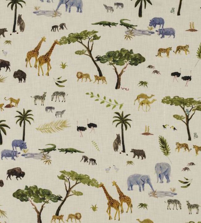 Noah Nursery Fabric - Multicolor