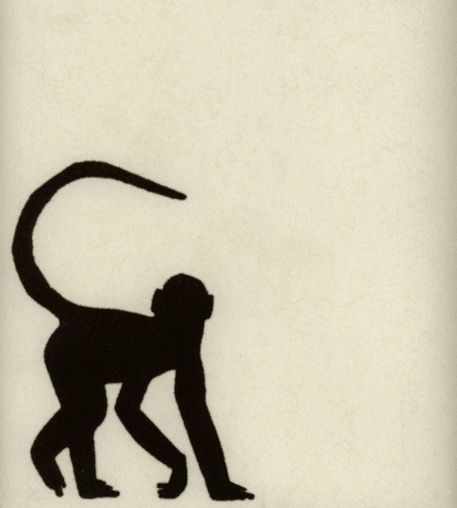 Cheeky Monkey Nursery Wallpaper - Cream