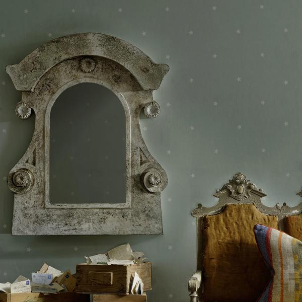 Souk Sky Nursery Room Wallpaper - Gray