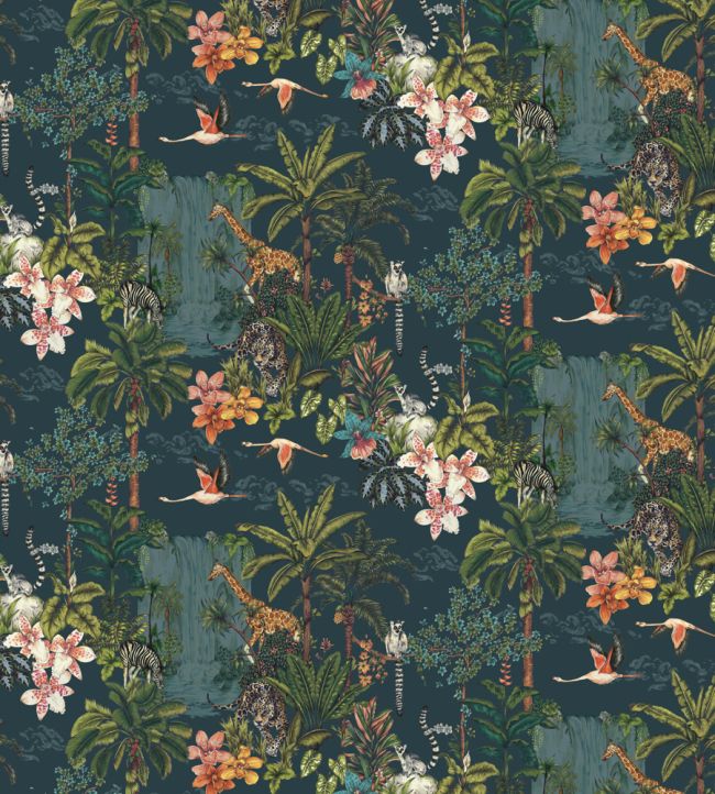 Kingdom Nursery Fabric - Green