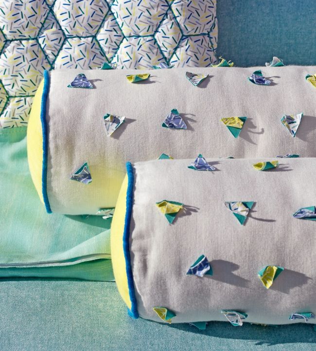 Confetti Nursery Room Fabric - Blue