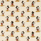 Mickey Stripe Peanut Fabric
