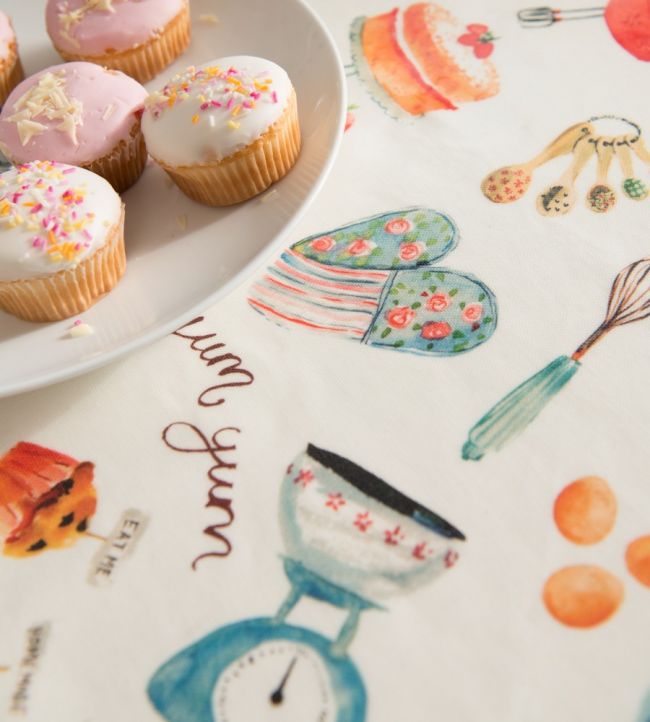 Bake Off Nursery Room Fabric - Multicolor