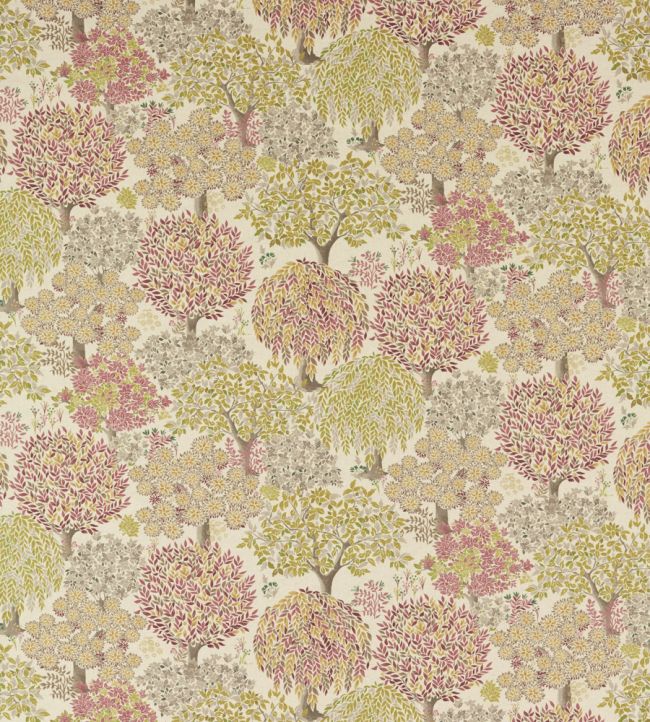 Tatton Linen Nursery Fabric - Pink