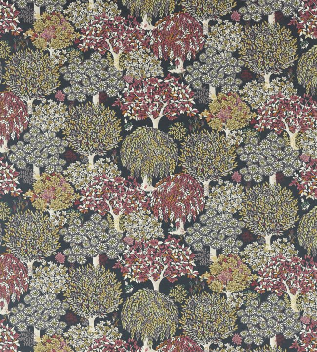 Tatton Cream Nursery Fabric - Brown
