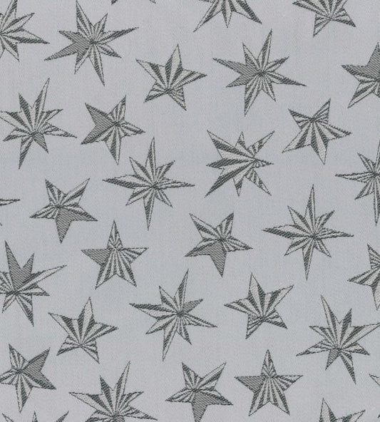 Sirius Nursery Fabric - Silver