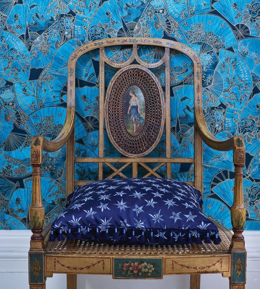Sirius Nursery Room Fabric - Blue