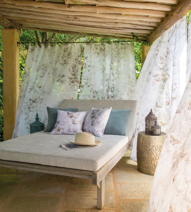 Formentera Nursery Room Fabric - White