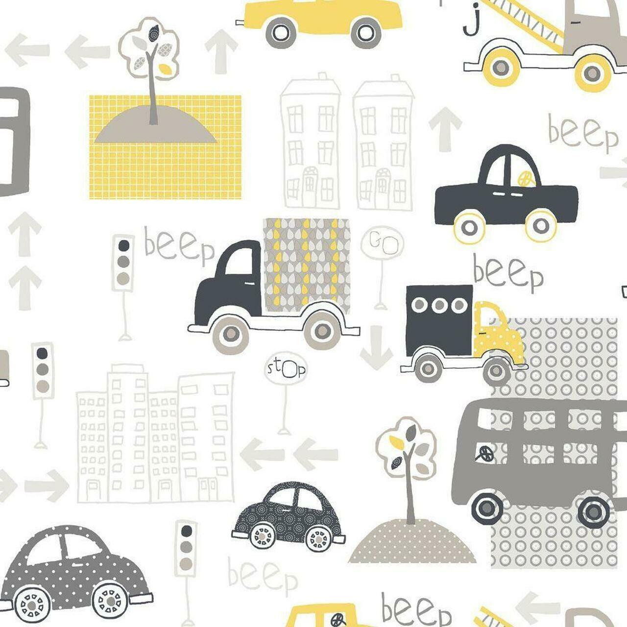 Just 4 Kids 2 Nursery Wallpaper - Gray
