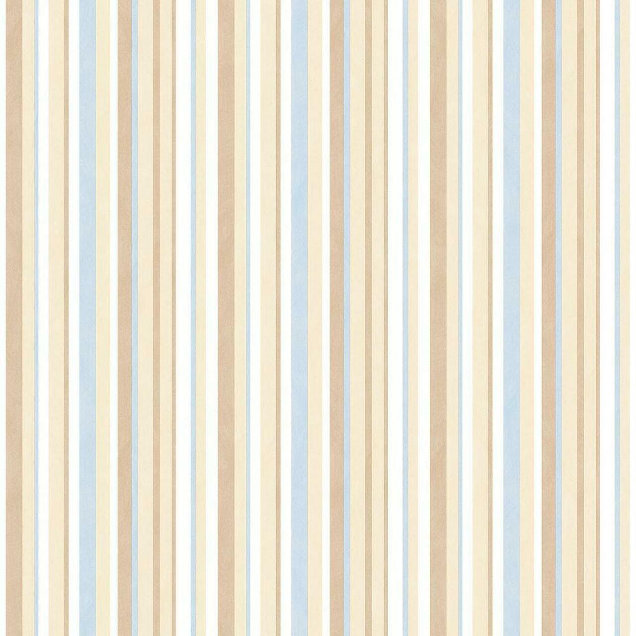 Just 4 Kids 2 Stripe Nursery Wallpaper - Sand