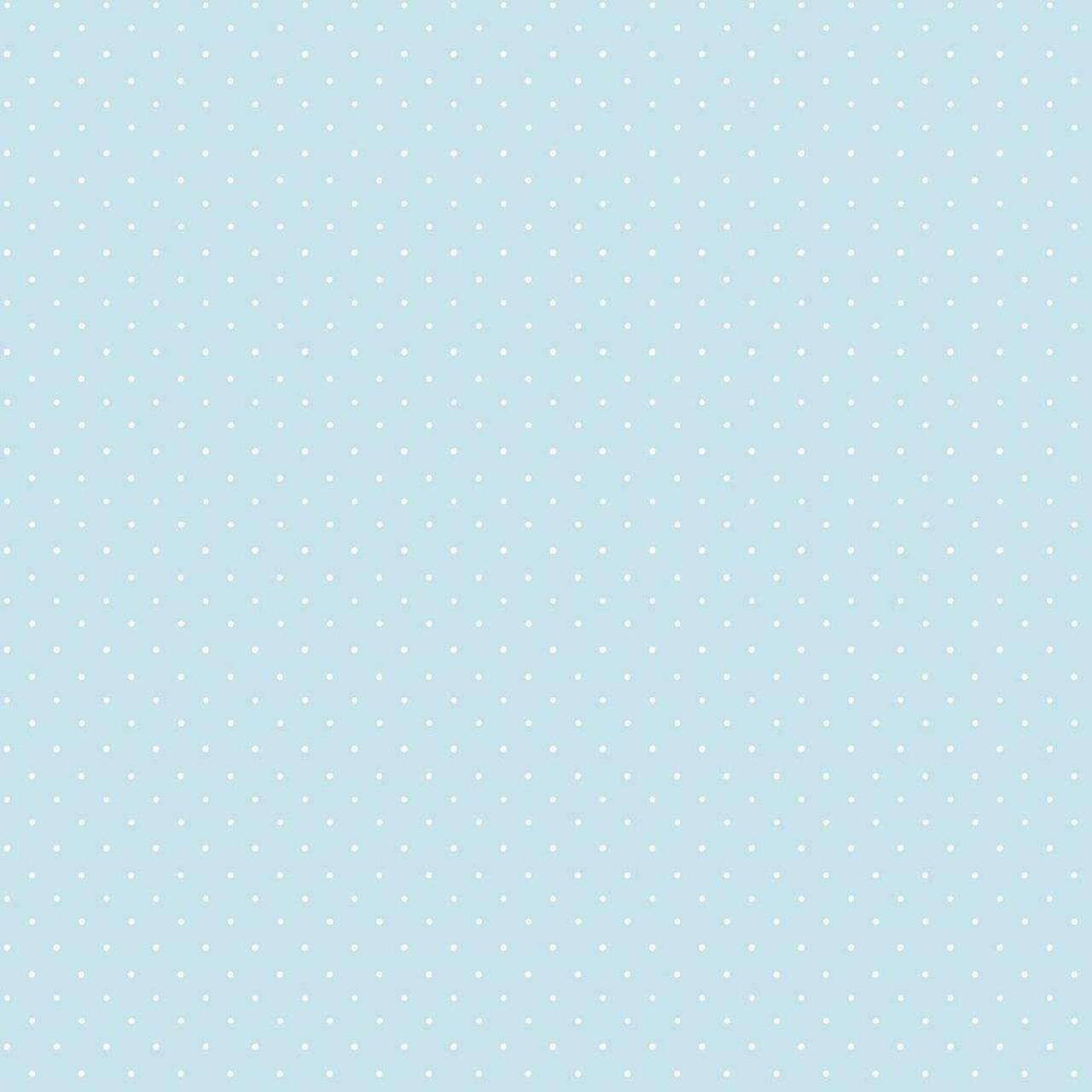Just 4 Kids 2 Polka Dot Nursery Wallpaper - Blue