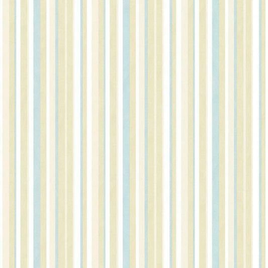 Just 4 Kids 2 Stripe Nursery Wallpaper - Cream