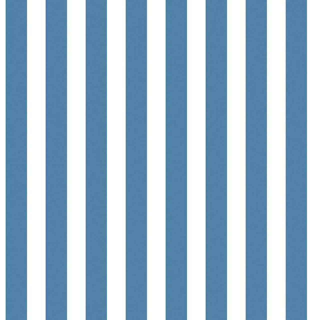 Just 4 Kids 2 Stripe Nursery Wallpaper - Blue