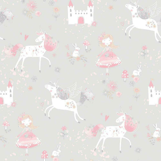 Just 4 Kids 2 Nursery Wallpaper - Gray