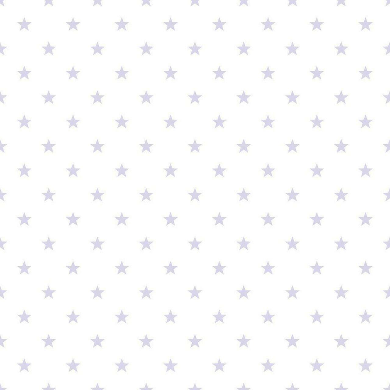 Just 4 Kids 2 Star Nursery Wallpaper - Purple