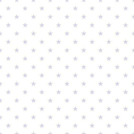 Just 4 Kids 2 Star Nursery Wallpaper - Purple