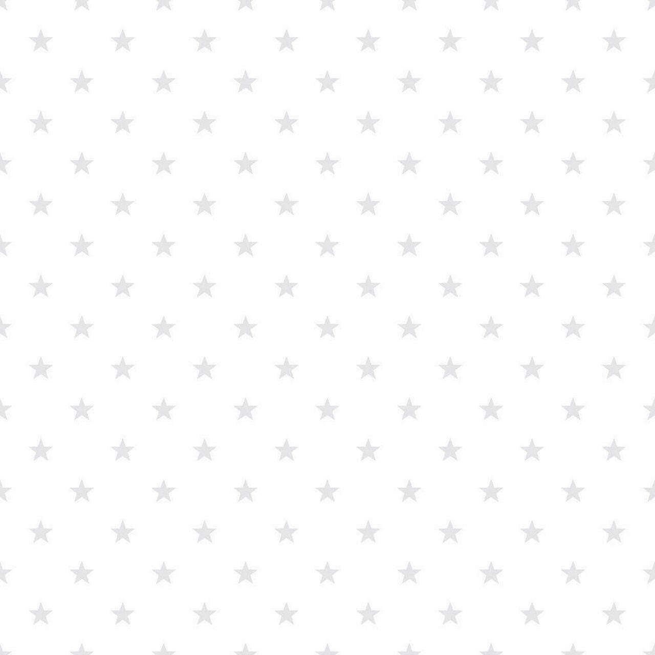 Just 4 Kids 2 Star Nursery Wallpaper - White