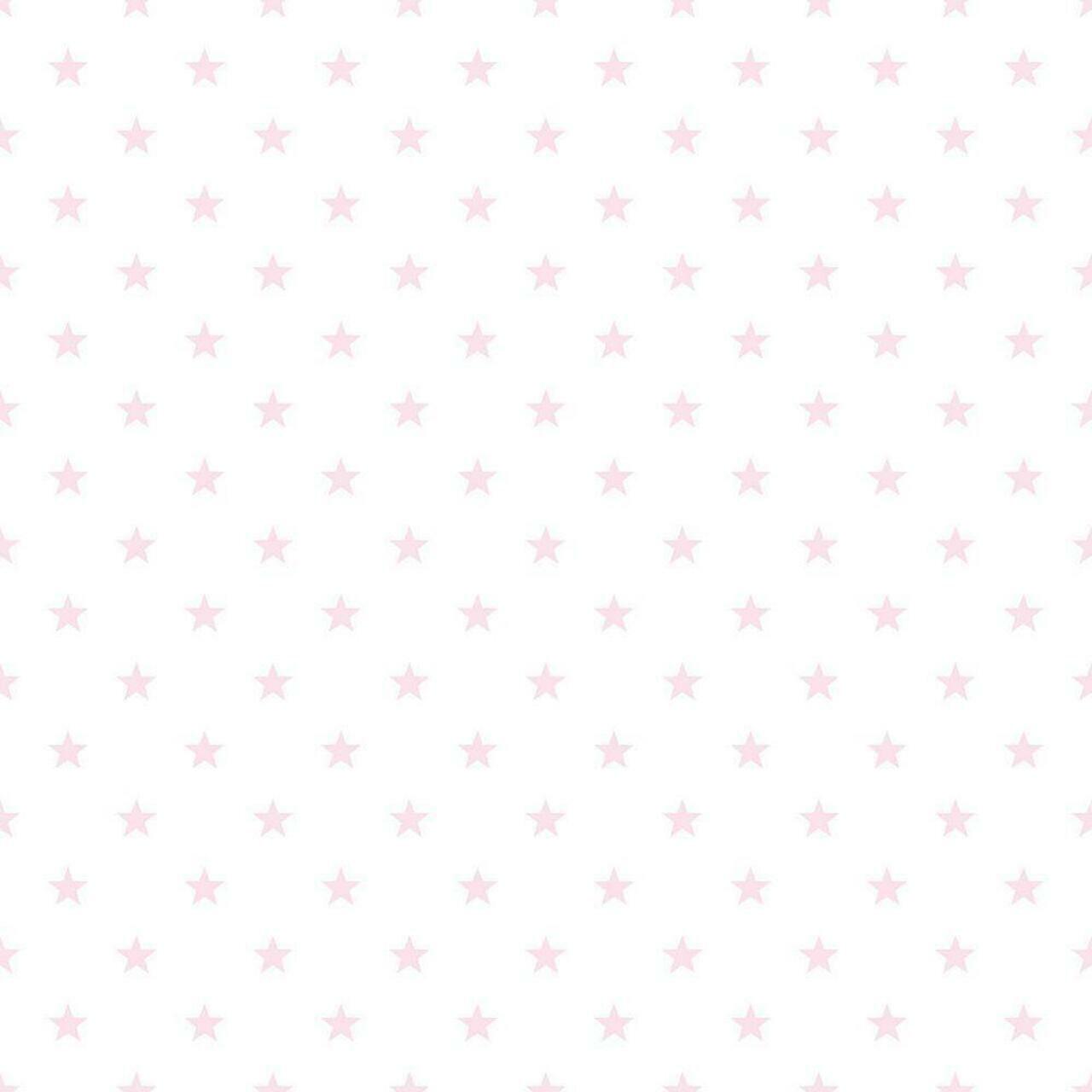 Just 4 Kids 2 Star Nursery Wallpaper - Pink