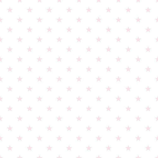 Just 4 Kids 2 Star Nursery Wallpaper - Pink
