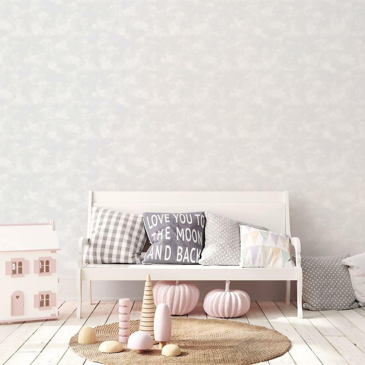 Baby Texture Tiny Tots 2 Nursery Room Wallpaper - Gray