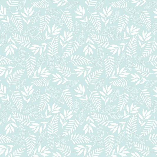 Koala Leaf Tiny Tots 2 Nursery Wallpaper - Blue