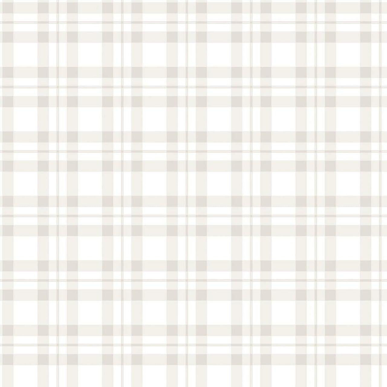 Plaid Tiny Tots 2 Nursery Wallpaper - Purple