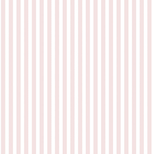 Regency Stripe Nursery Wallpaper - Pink