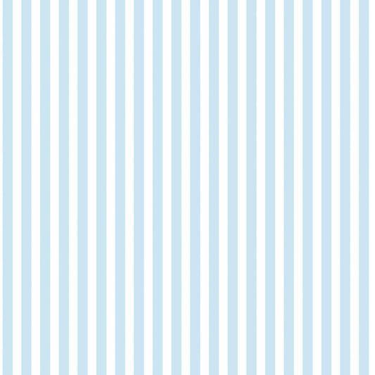 Regency Stripe Nursery Wallpaper - Blue
