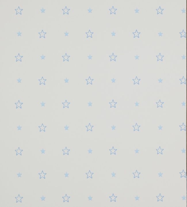 Superstar Nursery Wallpaper - Silver