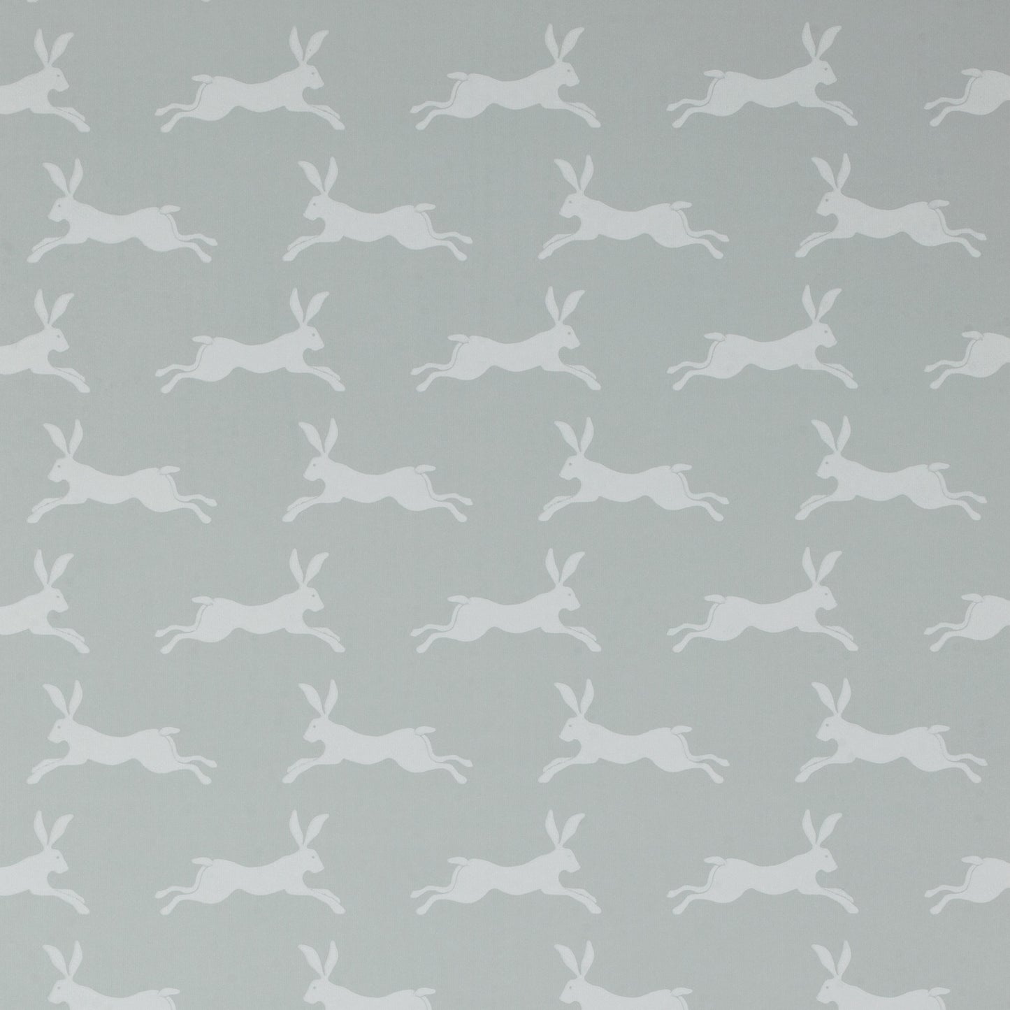 March Hare Nursery Wallpaper - Gray